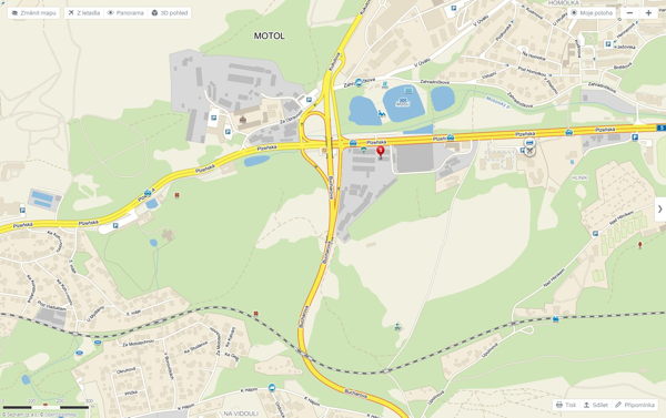 Mapa motol mapa